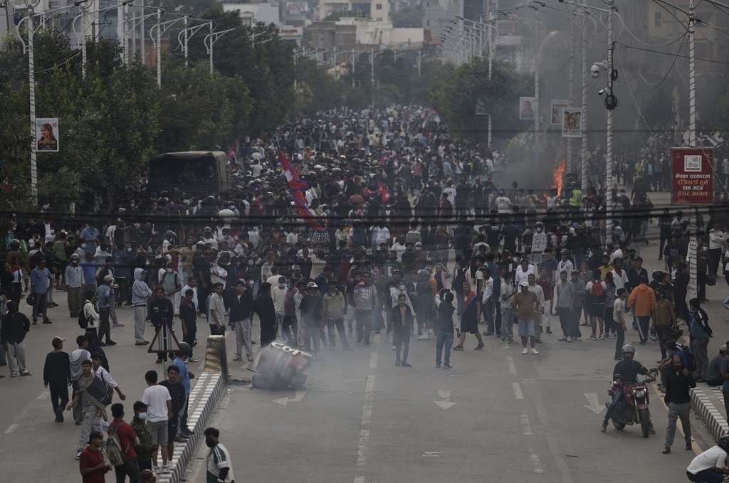 Las protestas en Nepal fueron reprimidad violentamente por las fuerzas de seguridad.